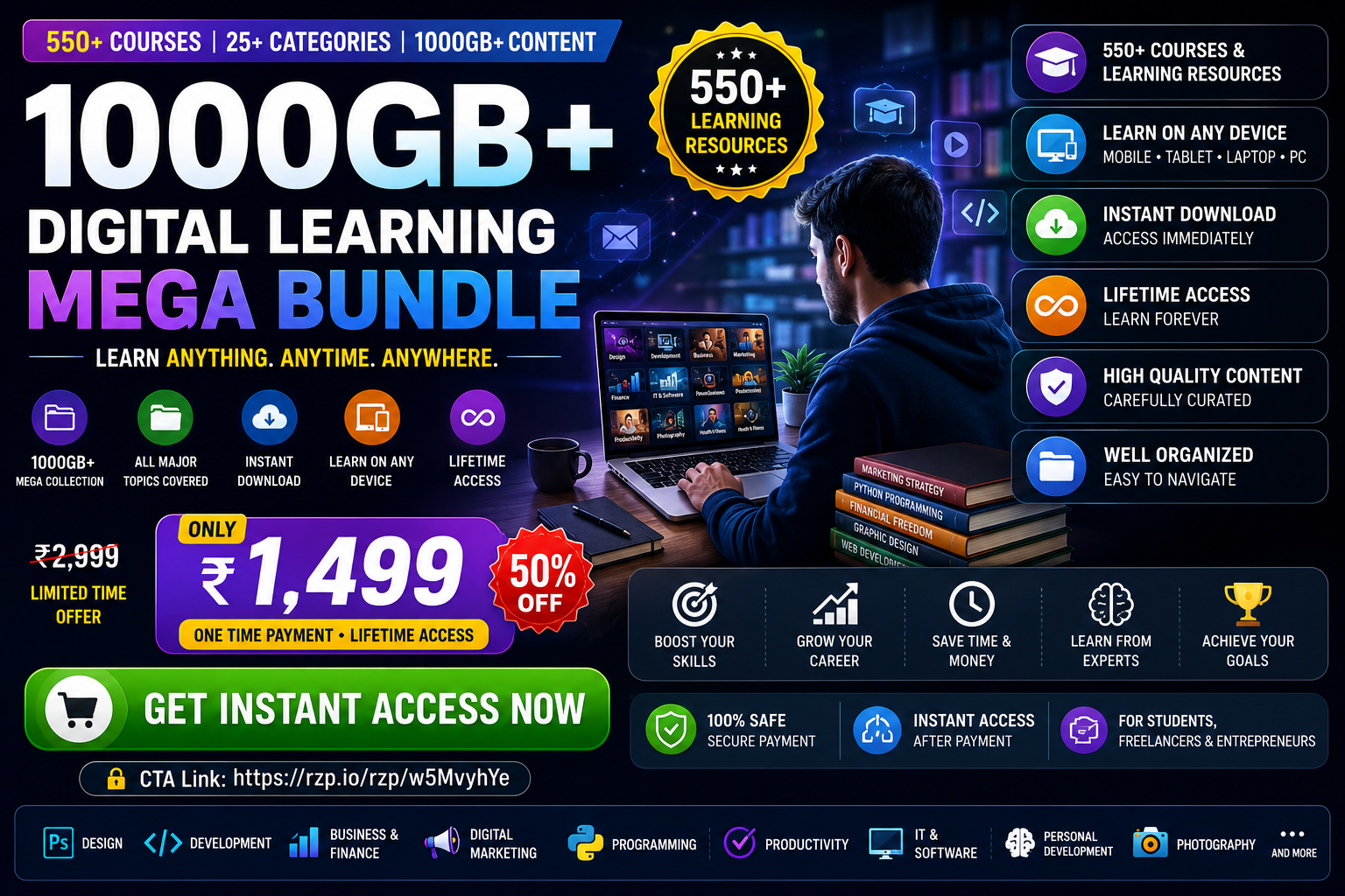1000GB Digital Learning Mega Bundle