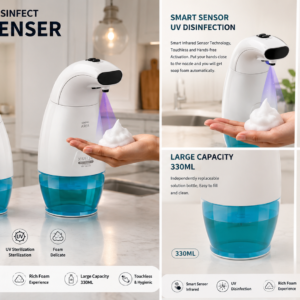 automatic-touchless-foaming-soap-dispenser-330ml-with-uv-disinfection