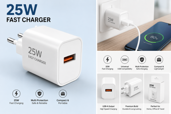 USB Fast Charger 25W